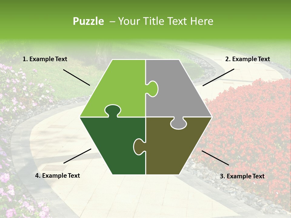 Cobble Tranquil Outdoor PowerPoint Template