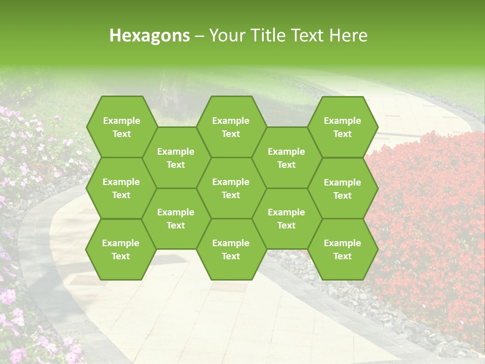 Cobble Tranquil Outdoor PowerPoint Template