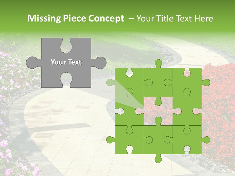 Cobble Tranquil Outdoor PowerPoint Template