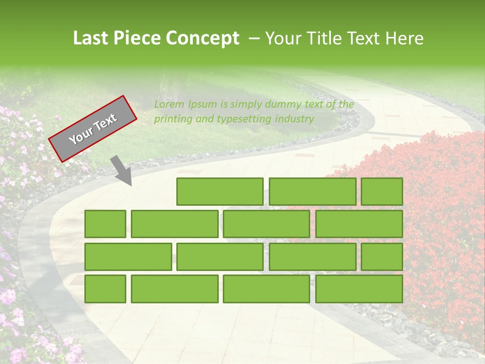 Cobble Tranquil Outdoor PowerPoint Template