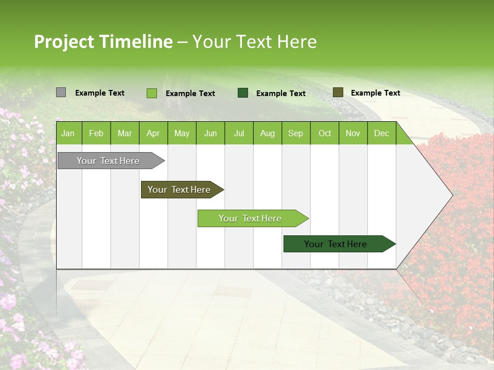 Cobble Tranquil Outdoor PowerPoint Template