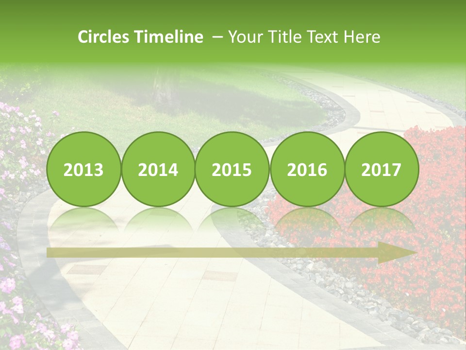 Cobble Tranquil Outdoor PowerPoint Template