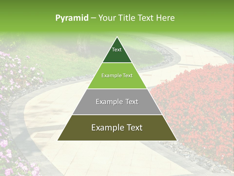 Cobble Tranquil Outdoor PowerPoint Template