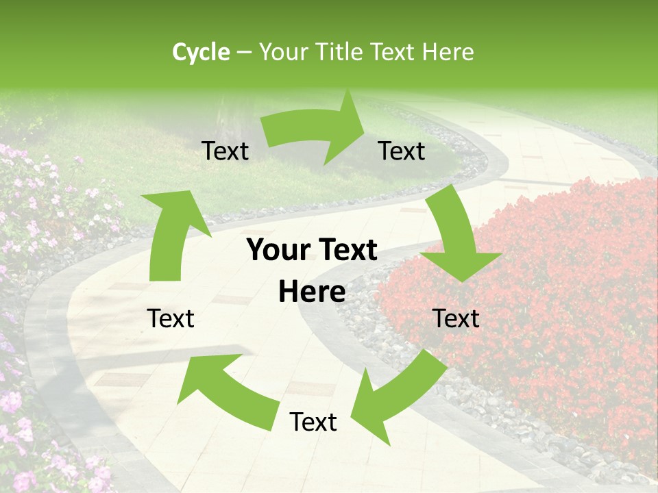 Cobble Tranquil Outdoor PowerPoint Template