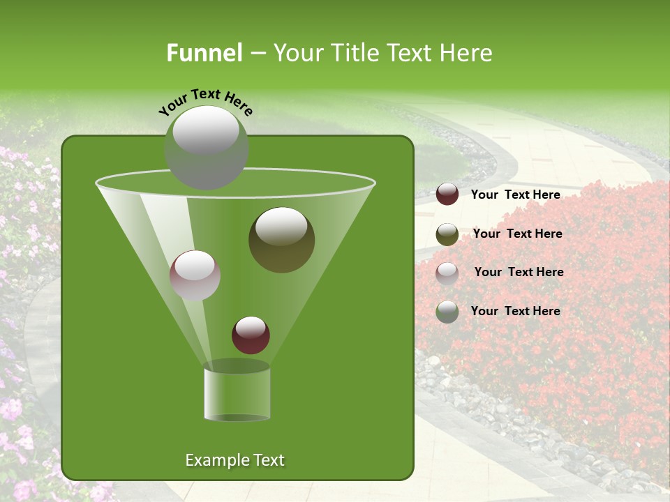 Cobble Tranquil Outdoor PowerPoint Template