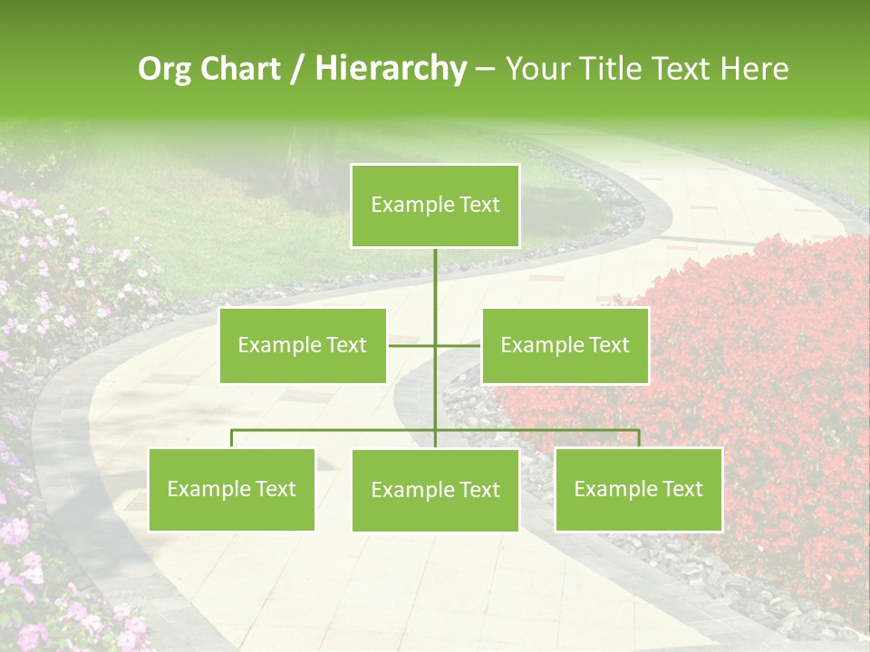Cobble Tranquil Outdoor PowerPoint Template