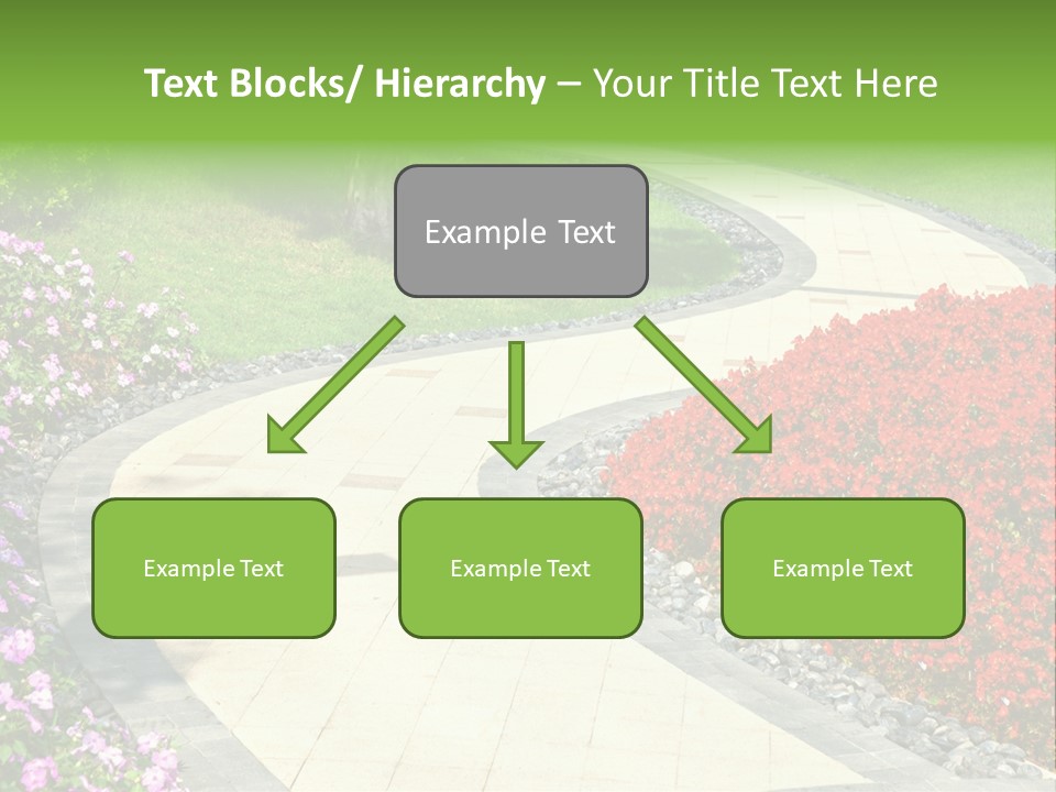 Cobble Tranquil Outdoor PowerPoint Template