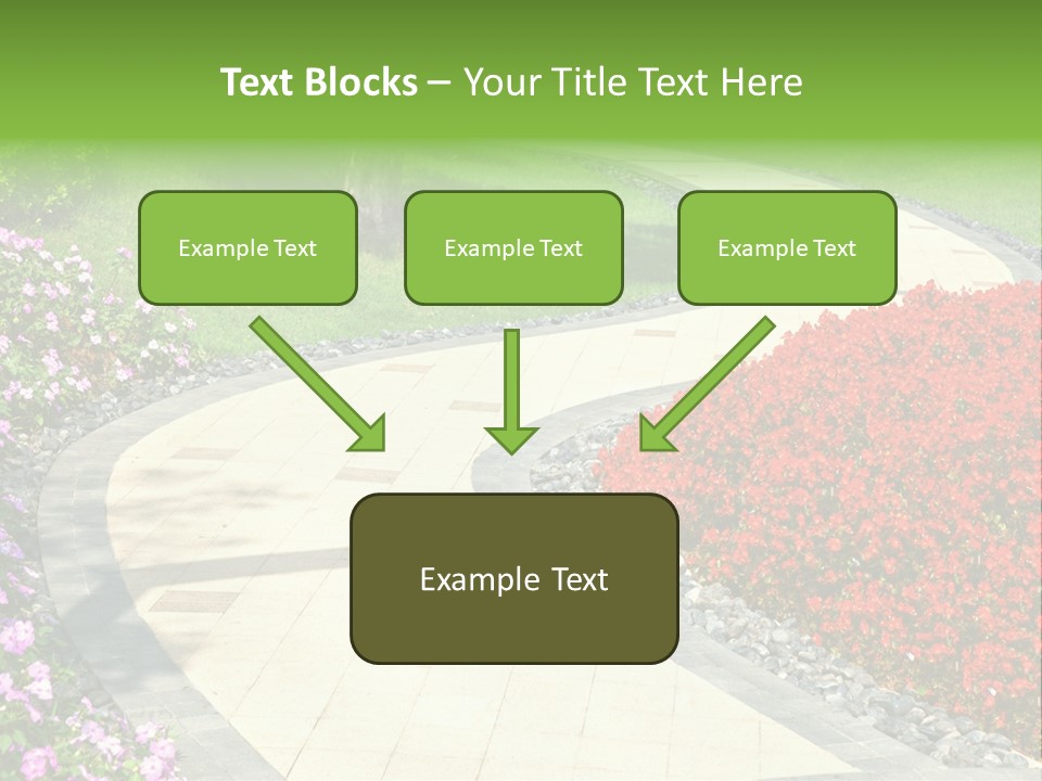Cobble Tranquil Outdoor PowerPoint Template