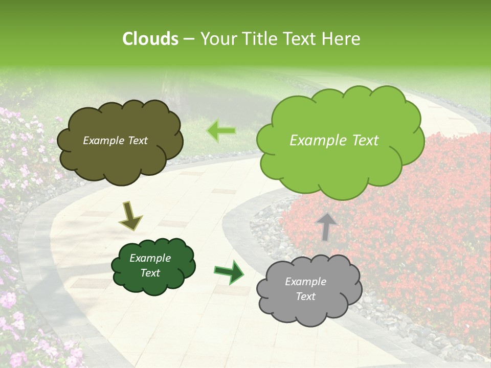 Cobble Tranquil Outdoor PowerPoint Template