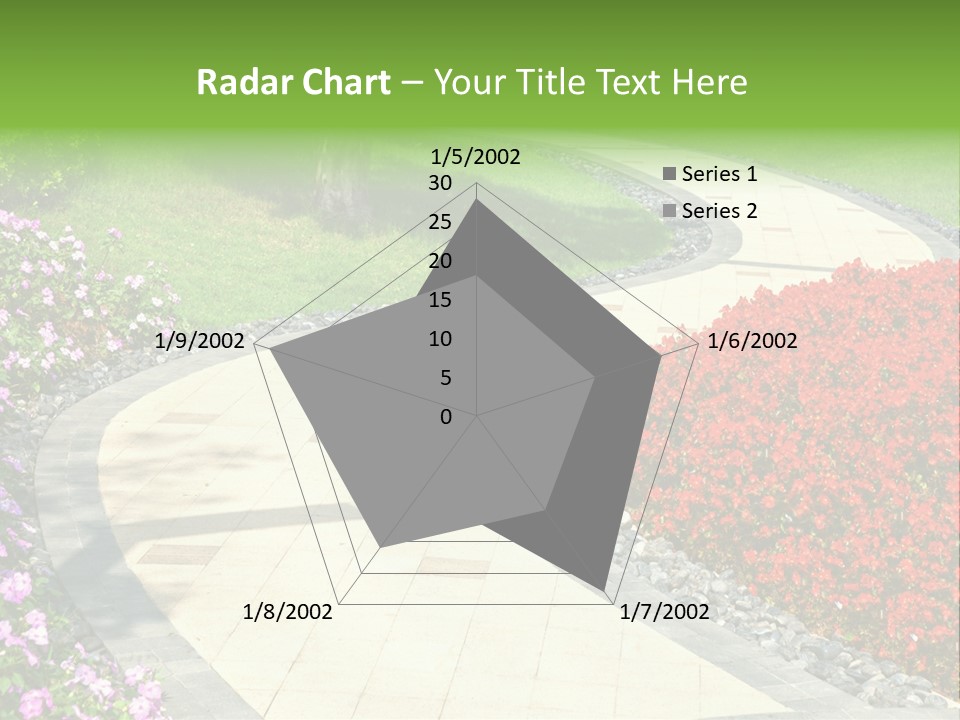 Cobble Tranquil Outdoor PowerPoint Template