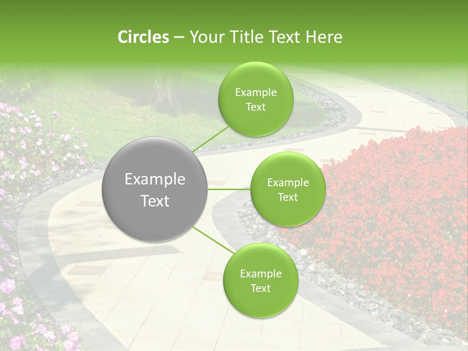 Cobble Tranquil Outdoor PowerPoint Template