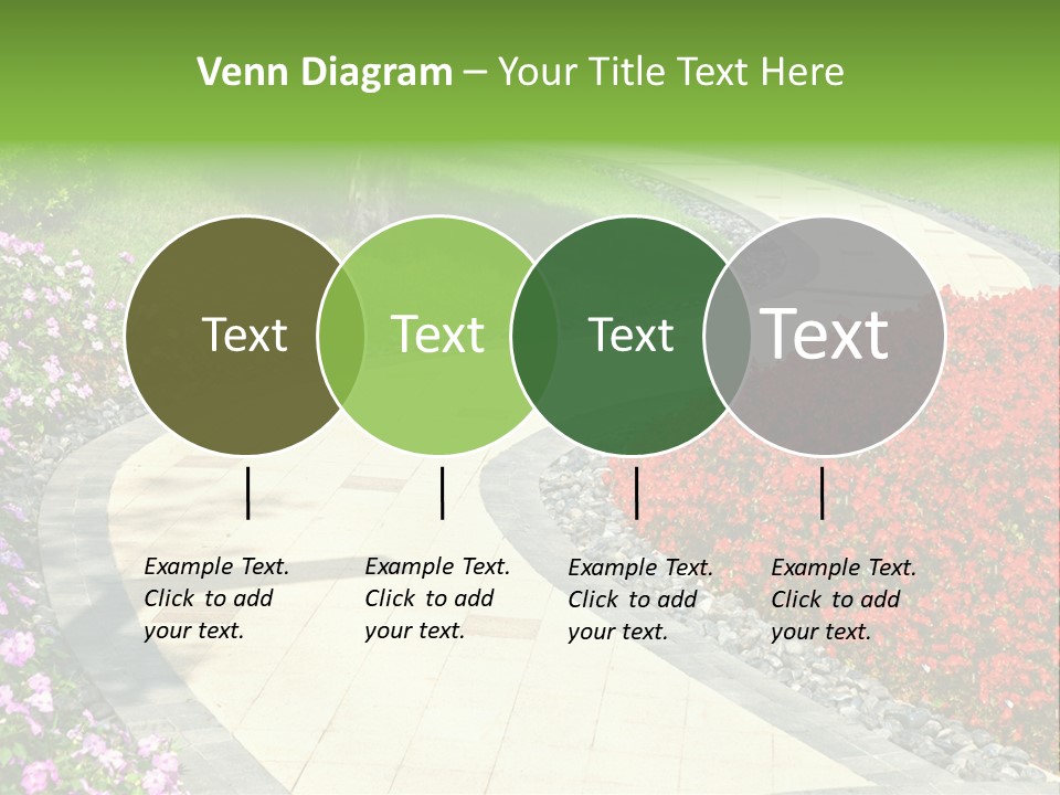 Cobble Tranquil Outdoor PowerPoint Template