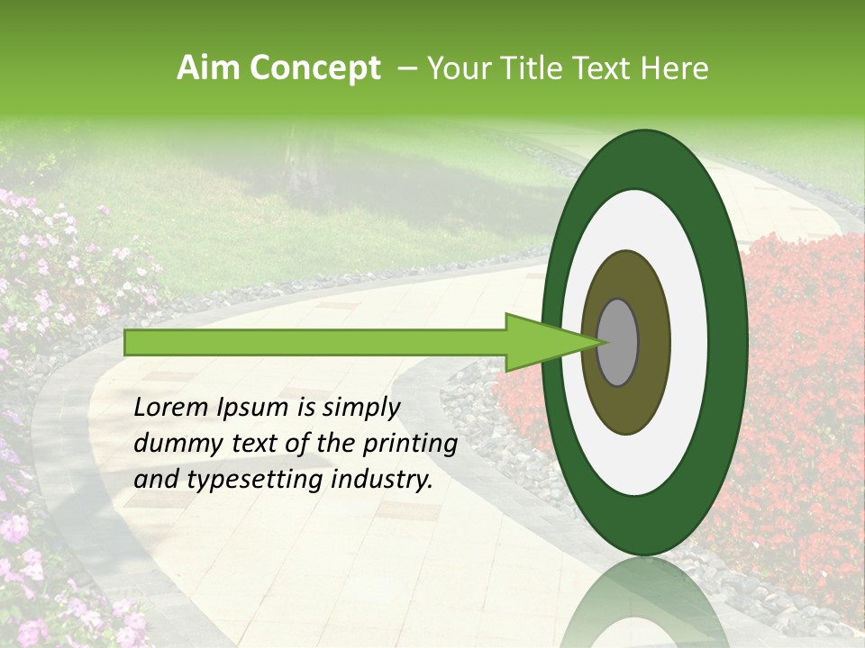 Cobble Tranquil Outdoor PowerPoint Template