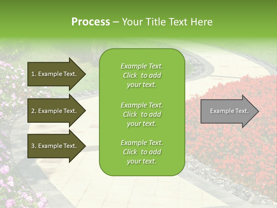 Cobble Tranquil Outdoor PowerPoint Template