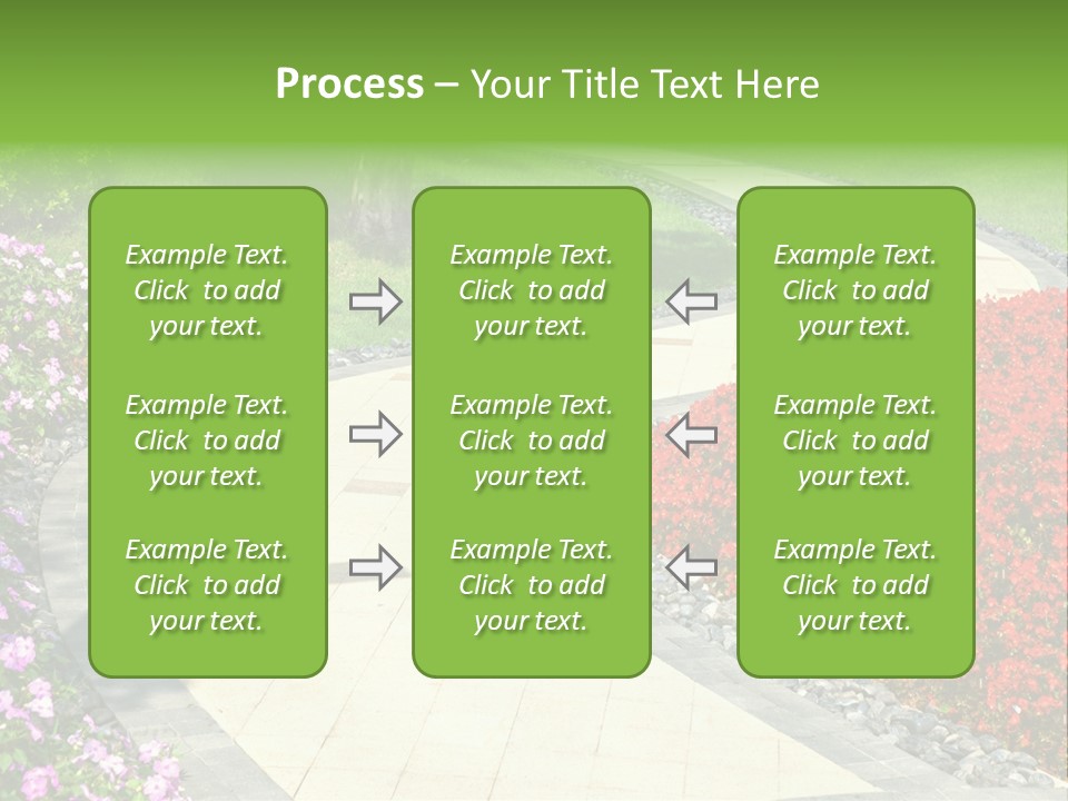 Cobble Tranquil Outdoor PowerPoint Template