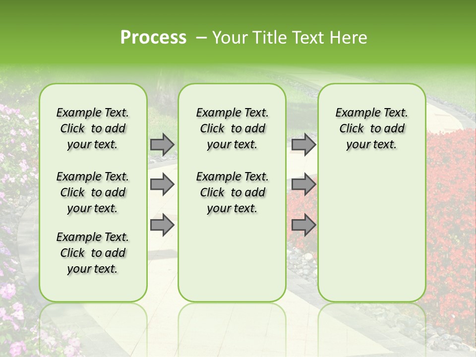 Cobble Tranquil Outdoor PowerPoint Template