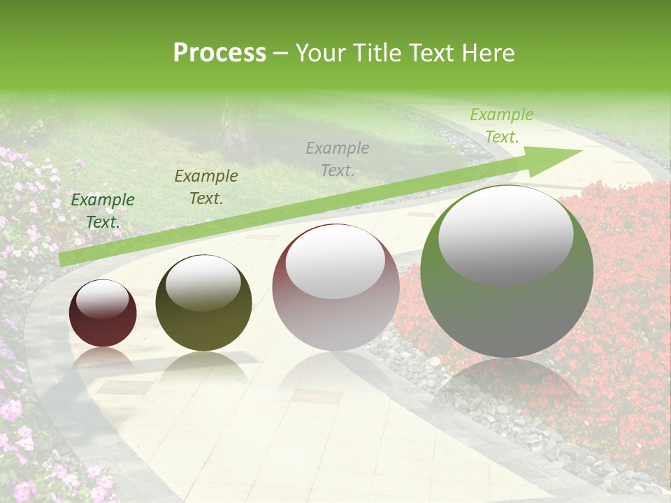 Cobble Tranquil Outdoor PowerPoint Template