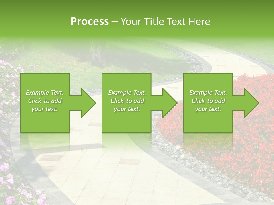 Cobble Tranquil Outdoor PowerPoint Template
