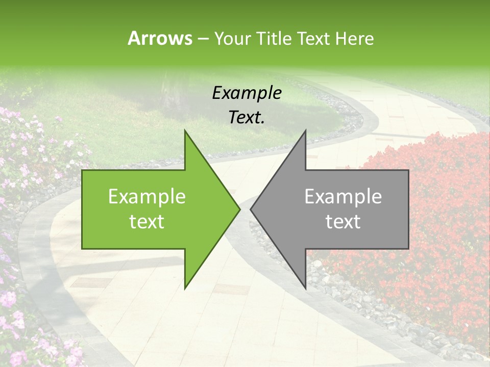 Cobble Tranquil Outdoor PowerPoint Template