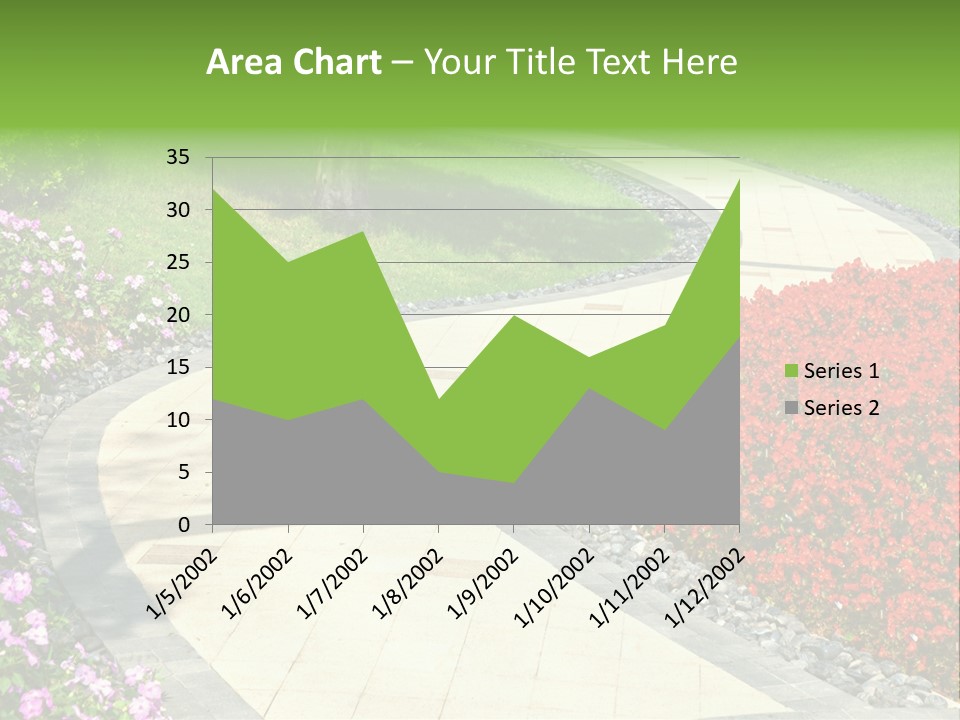 Cobble Tranquil Outdoor PowerPoint Template