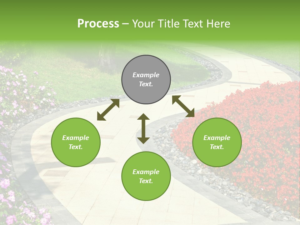 Cobble Tranquil Outdoor PowerPoint Template
