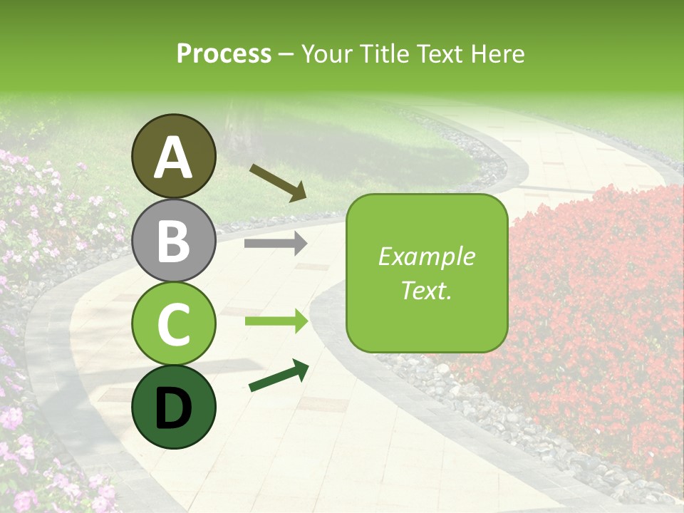Cobble Tranquil Outdoor PowerPoint Template