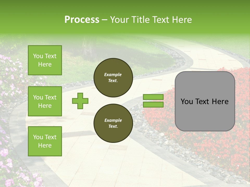 Cobble Tranquil Outdoor PowerPoint Template