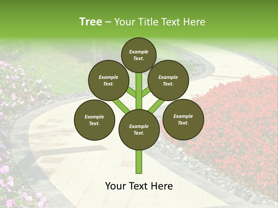Cobble Tranquil Outdoor PowerPoint Template