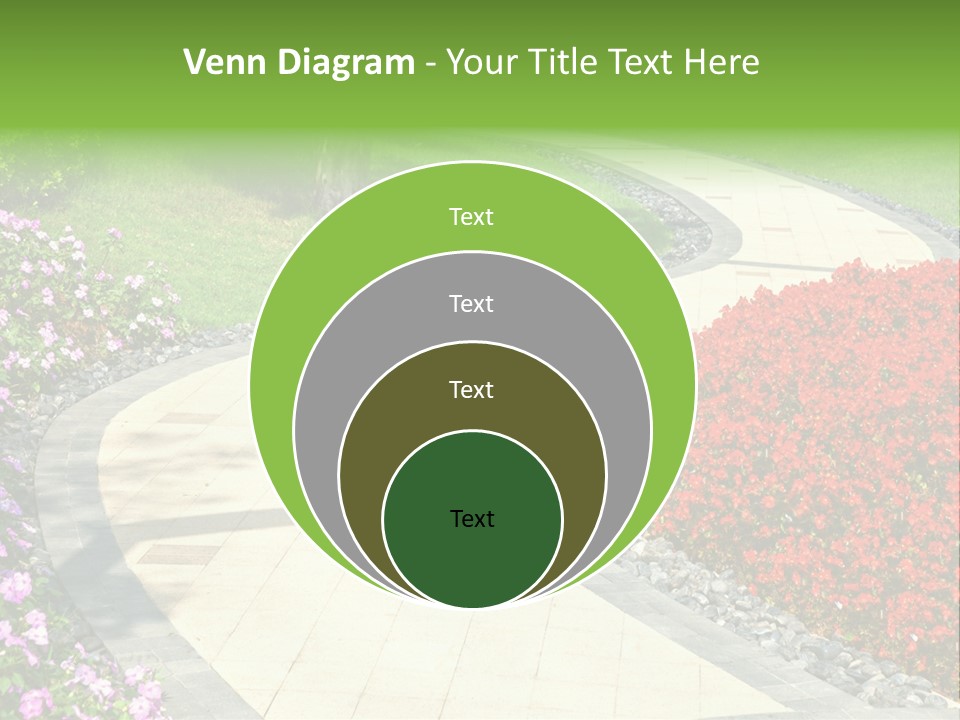 Cobble Tranquil Outdoor PowerPoint Template