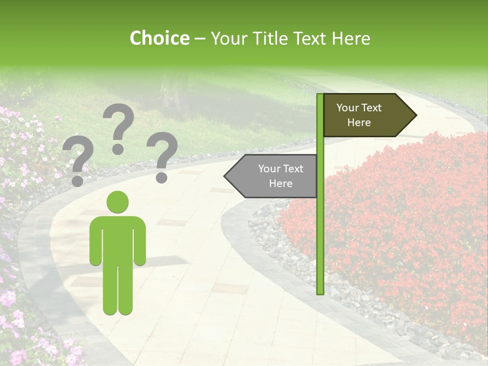 Cobble Tranquil Outdoor PowerPoint Template