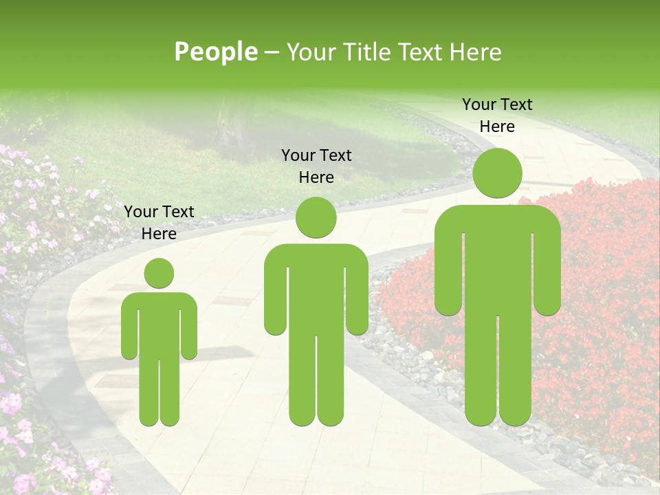 Cobble Tranquil Outdoor PowerPoint Template