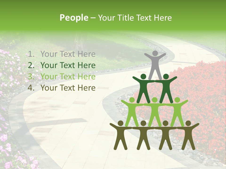 Cobble Tranquil Outdoor PowerPoint Template