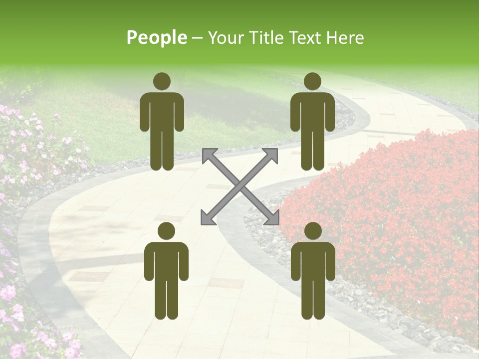 Cobble Tranquil Outdoor PowerPoint Template