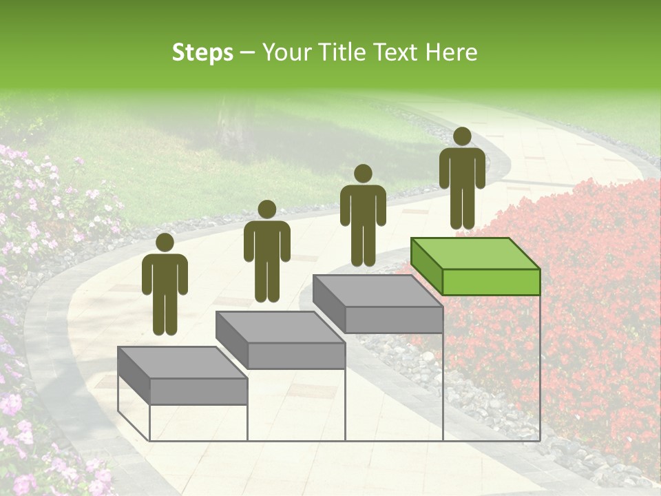 Cobble Tranquil Outdoor PowerPoint Template