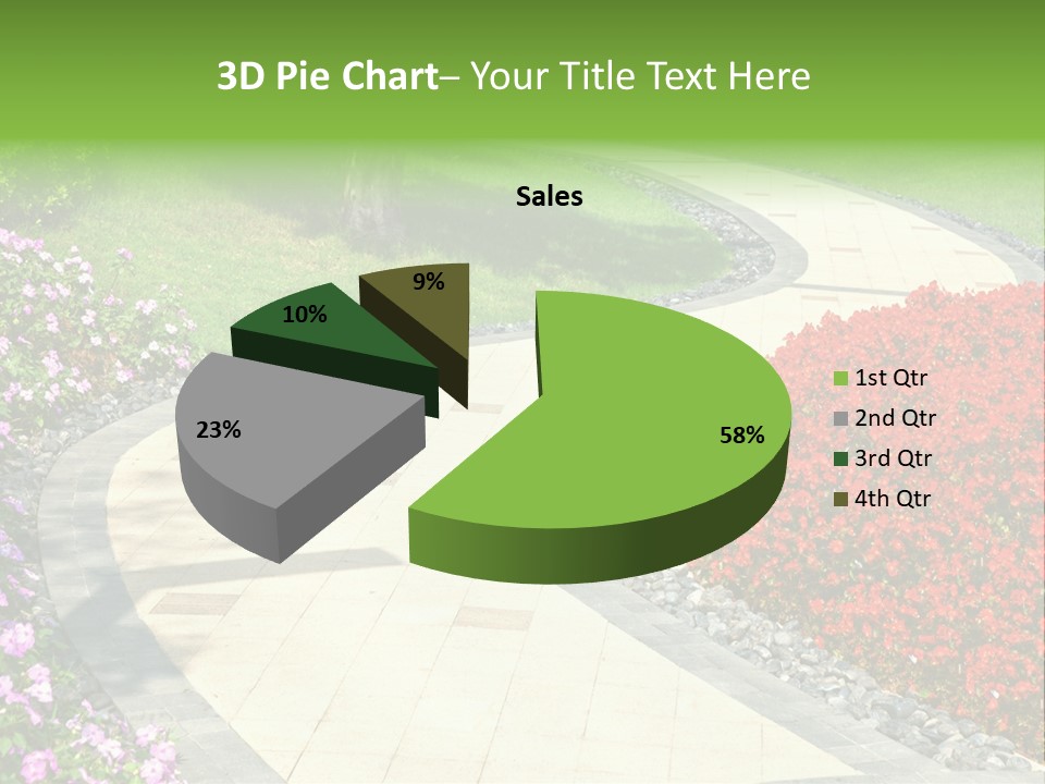 Cobble Tranquil Outdoor PowerPoint Template