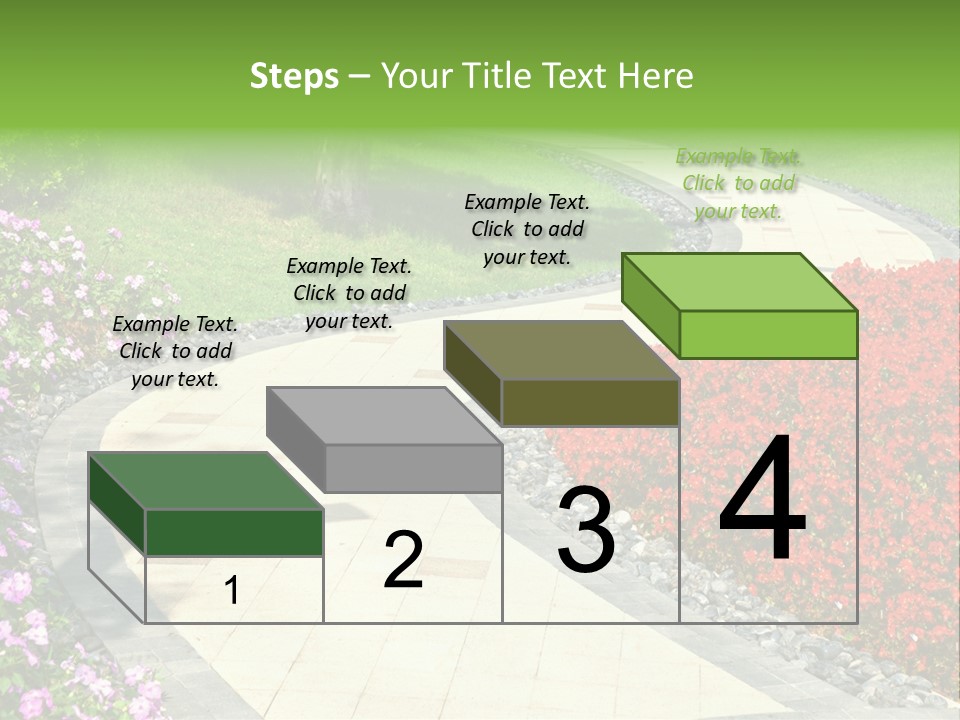 Cobble Tranquil Outdoor PowerPoint Template