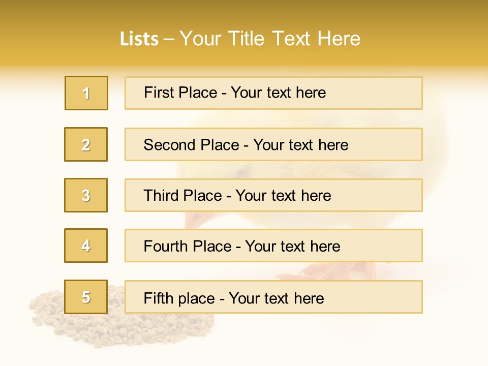 Chick Feed Hen PowerPoint Template