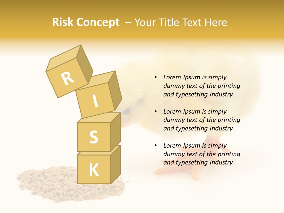 Chick Feed Hen PowerPoint Template