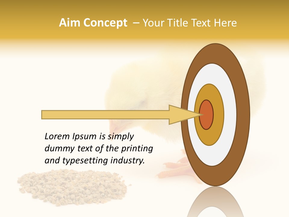 Chick Feed Hen PowerPoint Template