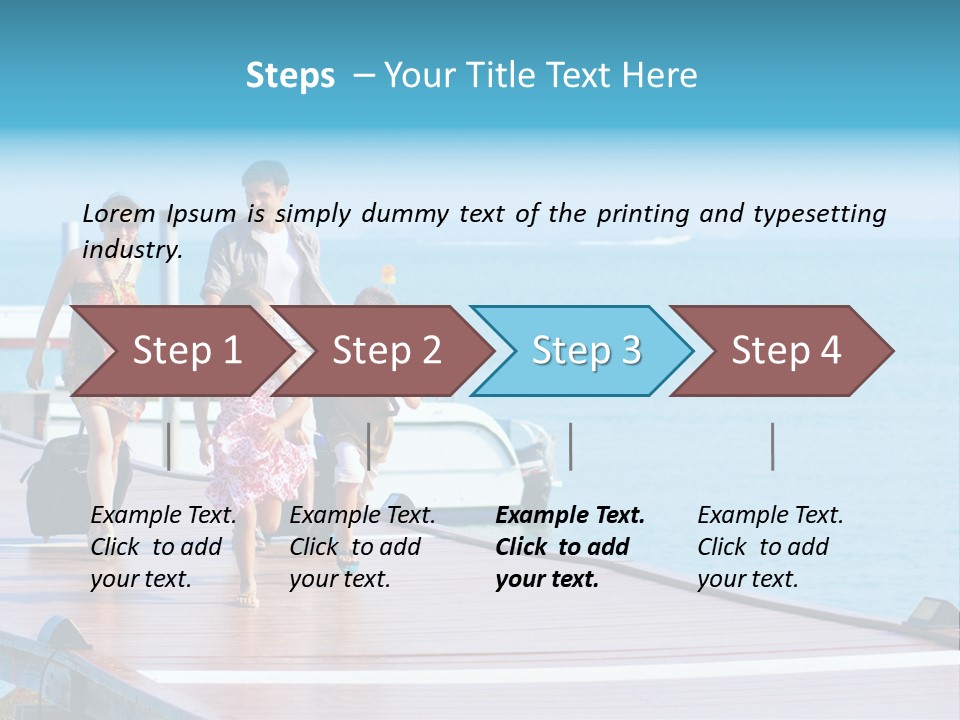 Young Trip Son PowerPoint Template