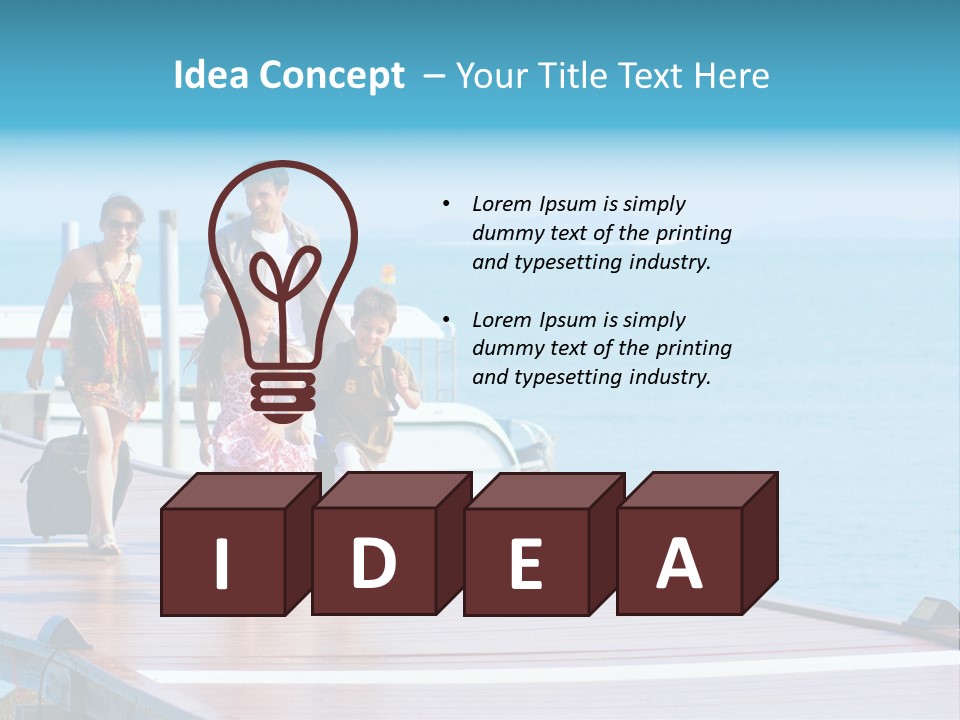 Young Trip Son PowerPoint Template