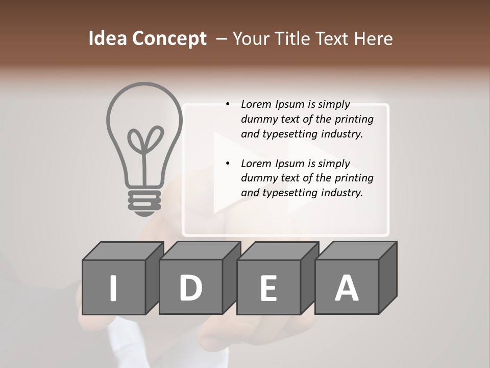 Sign Stop Video PowerPoint Template