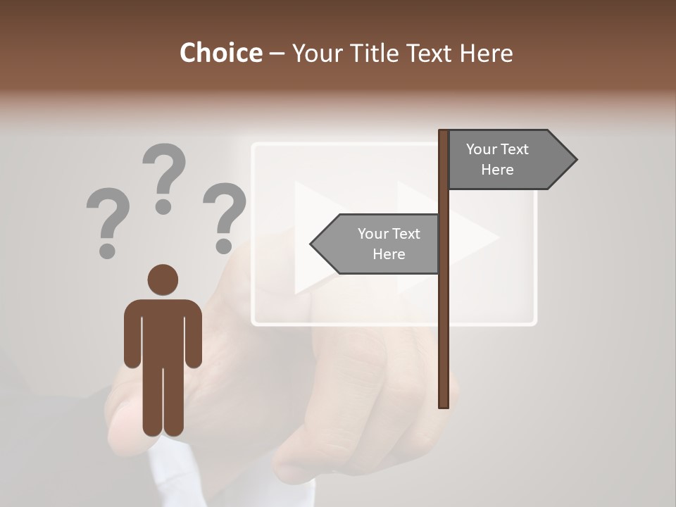 Sign Stop Video PowerPoint Template
