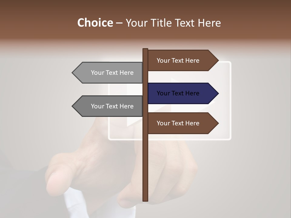 Sign Stop Video PowerPoint Template
