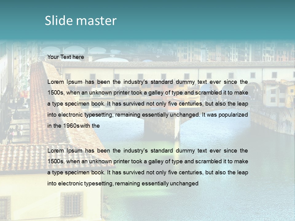 Street Arch Europe PowerPoint Template