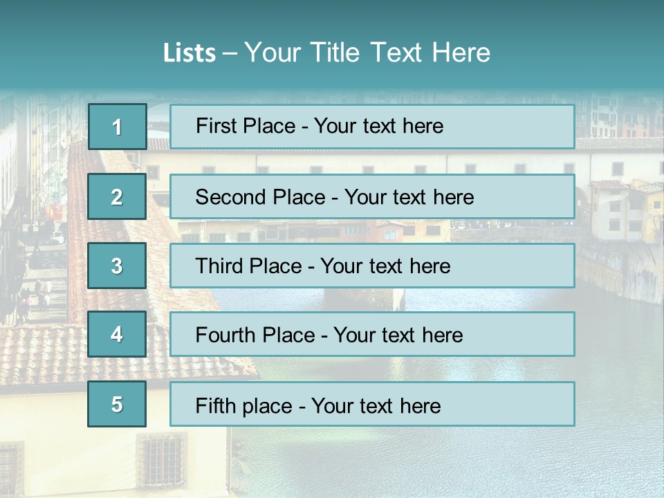 Street Arch Europe PowerPoint Template