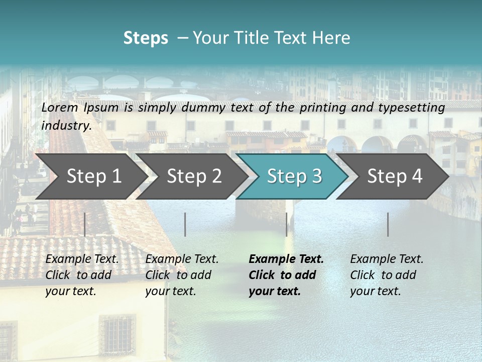 Street Arch Europe PowerPoint Template