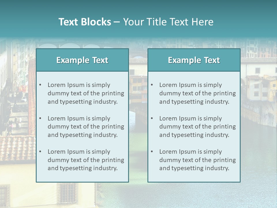 Street Arch Europe PowerPoint Template