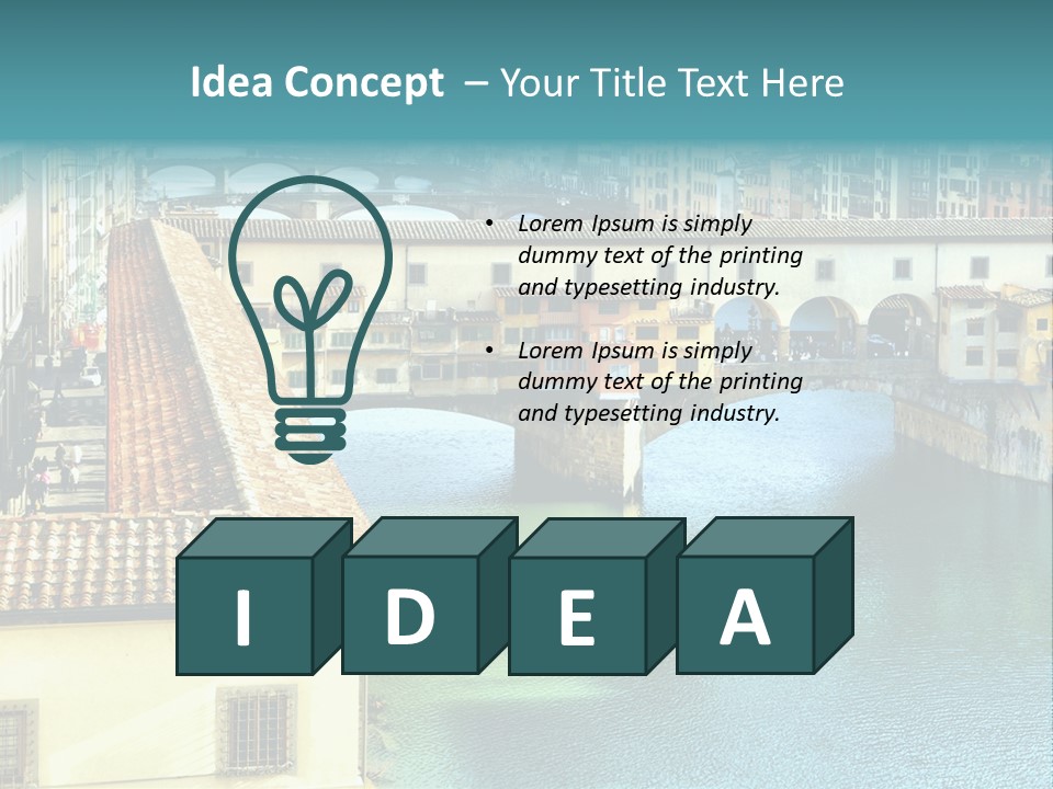 Street Arch Europe PowerPoint Template