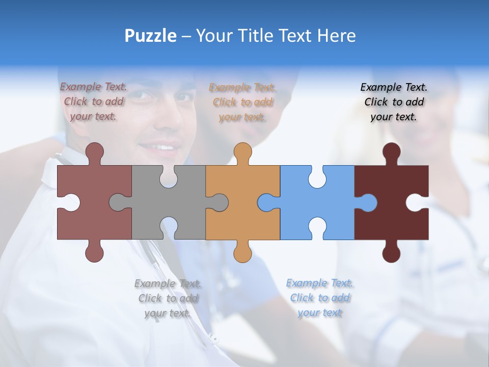 Worker Uniform Man PowerPoint Template